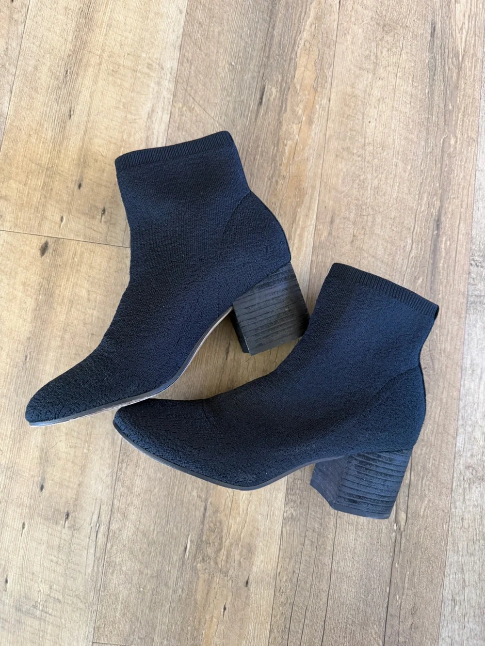 Eileen Fisher Oriel Recycled Stretch Knit Bootie | Black